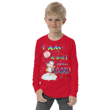 Load image into Gallery viewer, I Am A Gift of God Ps. 127:3 - Youth long sleeve tee
