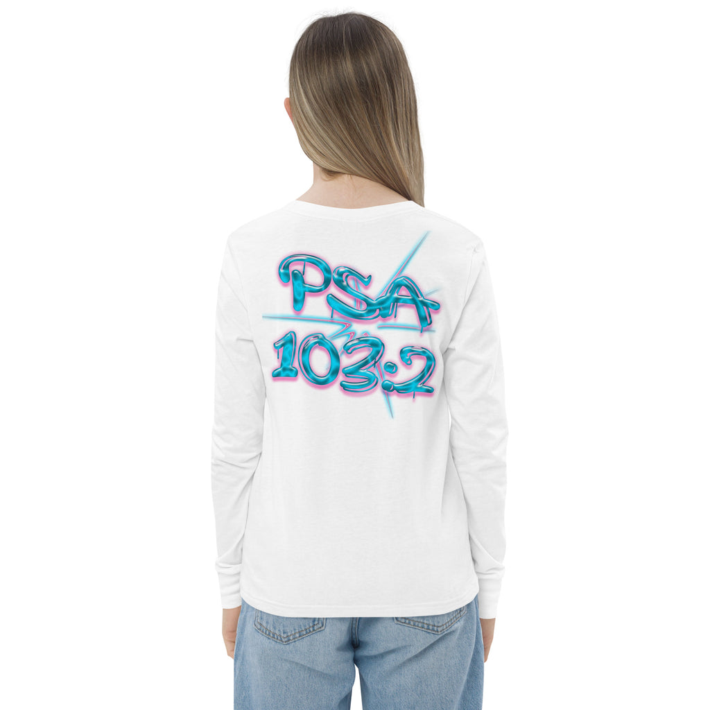 Bless theLord Oh My Soul Ps. 127:3 - Youth long sleeve tee BELLA + CANVAS 3501Y